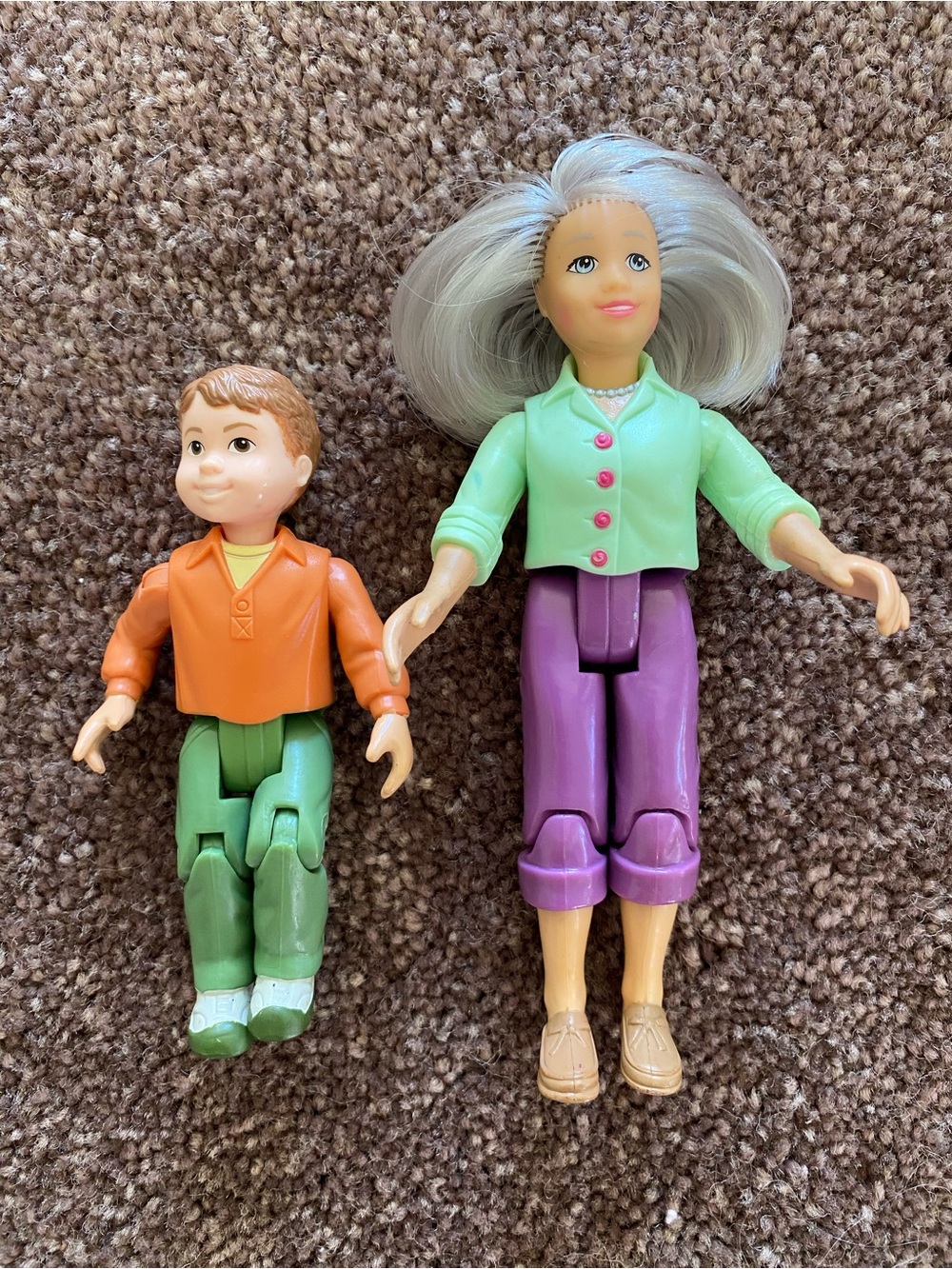 Fisher-Price 2006 vintage loving Family, grandma and grandson